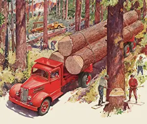 Logs: Logging Truck