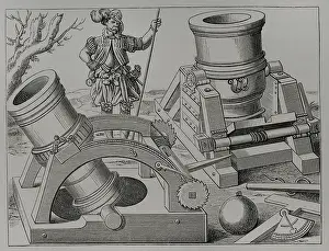 Angles: Lombards on their mobile devices. Engraving from