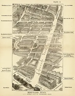 Edgware: LONDON BIRDSEYE 10