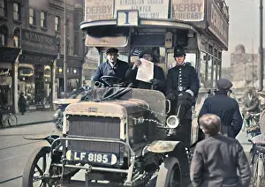 Weavers: London bus during the General Strike