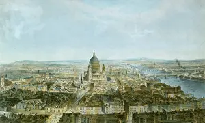 Londres: London from the church of St Brides