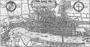 London City Map, 1575