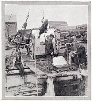 Imports: London Dock Strikes - Import of Ice 1911