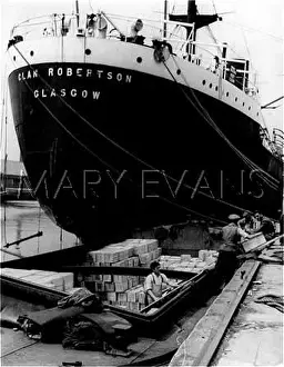 Discharging: LONDON DOCKS 1930S