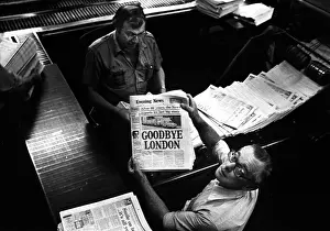 Printers: London Evening News final issue