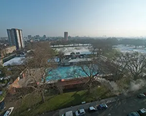 Morland: London Fields Lido, London Fields West Side, Hackney