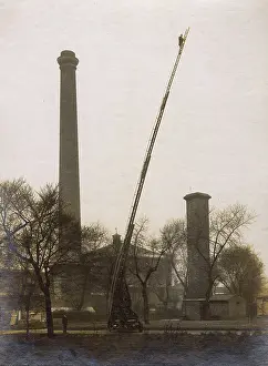 London Fire Brigade: London Fire Brigade extended ladder
