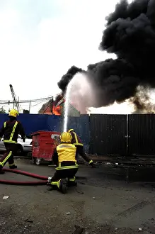 Ailsa: London Fire Brigade firefighters respond to a fire
