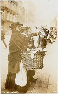 Shawls: London Flower Sellers