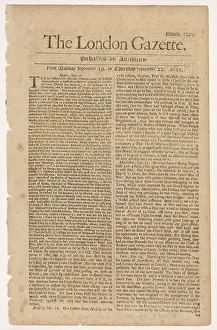1687: THE LONDON GAZETTE 1687
