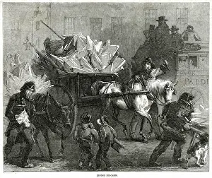 Ices: London ice carts 1857