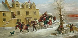 Maggs: The London Mail Coach – in snow