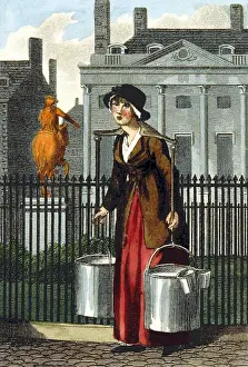 Pails: London Milkmaid, 1804
