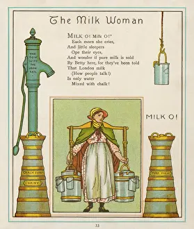 Pails: London Milkmaid - Crane