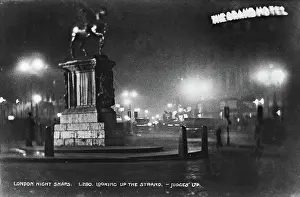 Faint: London Night Snaps Looking Up the Strand