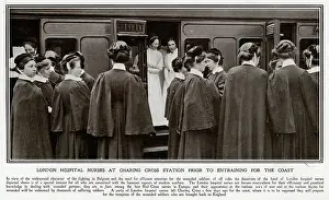 Entraining: LONDON NURSES 1914