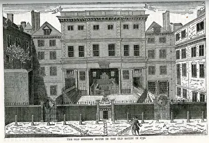 London - the Old Sessions House 1750 Newgate