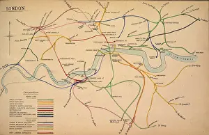 Diagrams: London railways map