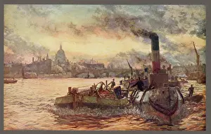 Smog: LONDON RIVER VIEW