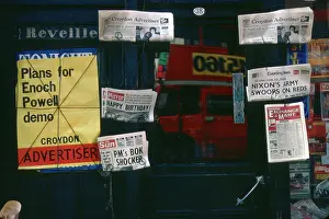 Tabloid: London scenes -- newspapers