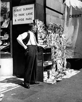 Newspaperman: London Shopkeeper