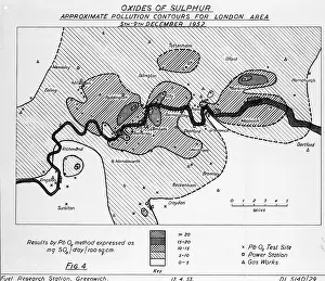 Smog: London smog map