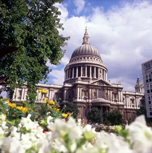 Alan Greeley Collection: London - St. Paul's Cathedral, Spring