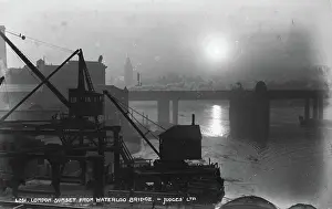 Faintly: London Sunset from Waterloo Bridge