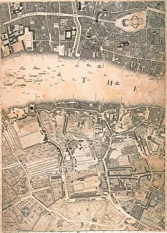 Rocque: London on the Thames 1746
