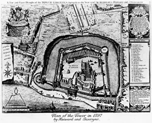 1597: London Tower, circa 1597