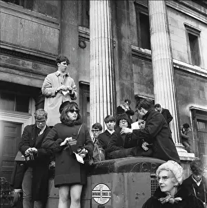 London Trafalgar Square Vietnam demonstration March 1968