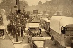 Nineteen: London traffic crowds the roads of the British