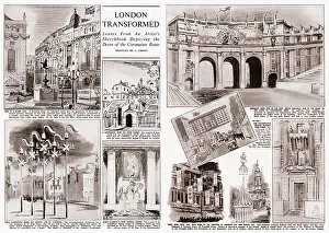 May23: London Transformed, Coronation decorations, 1953