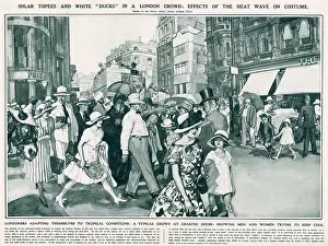 Spurrier: Londoners in a heatwave, 1921