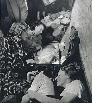 Cramped: Londoners sleeping in the Underground during the Blitz