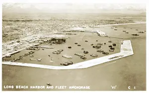Anchorage: Long Beach Harbour and fleet anchorage, California, USA