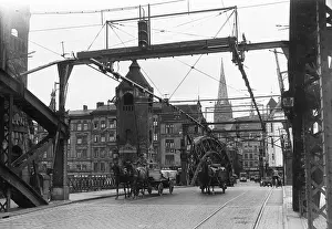 Szczecin: Long Bridge in Szczecin, 1935