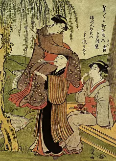 1788: Long Drooping Branches of a Willow Tree