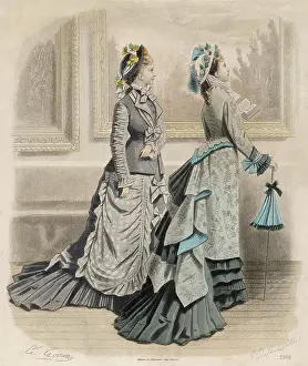 Bodices: Long Trained Skirts 1875