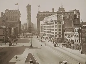 Lcgr1805: Longacre Square, in 1911, at the Intersection