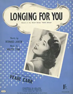 Longing: Longing for you - Music Sheet Cover