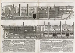 Longitudinal: Longitudinal section of the