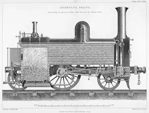 Encyclopaedia: Longitudinal section of a typical British passenger