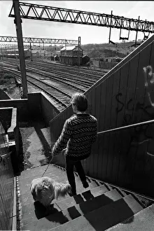 Potteries: Longport Junction footbridge, Stoke