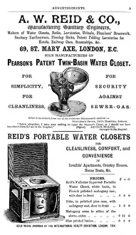 Closets: LOO ADVERT 1889