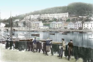 Looe: Looe, the harbour 1906