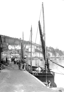Quays: Looe, the Quays 1888