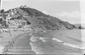 Tents: Looe Sands Beach Scene
