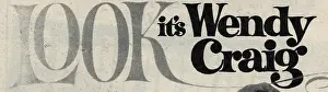 Householder: Look, it's Wendy Craig - font from Practical Householder, Ma