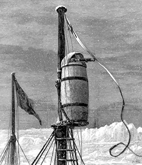 Nares: The Look-out at the Mast-Head of HMS Alert, 1875